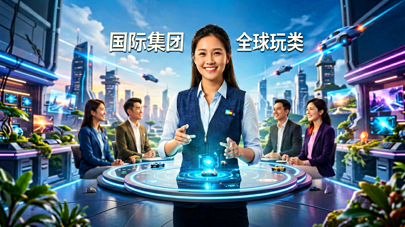 U8国际集团游戏平台界面展示，呈现丰富游戏品类和流畅操作体验